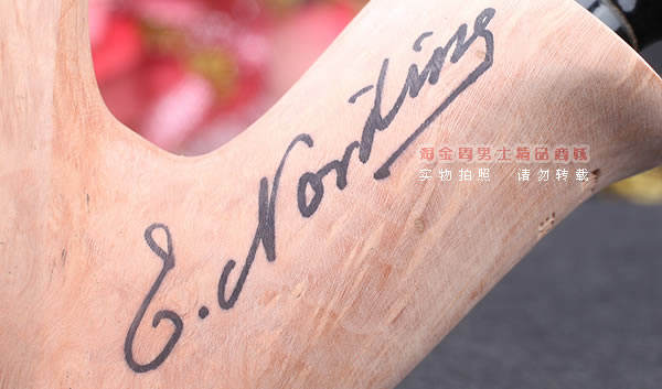 丹麦Erik Nording石楠木手工签名烟斗 SIGNATURE SMOOTH 原木26-8