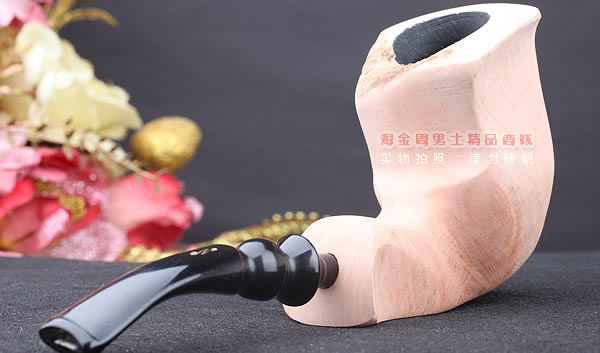 丹麦Erik Nording石楠木手工签名烟斗 SIGNATURE SMOOTH 原木27-3
