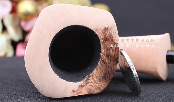 丹麦Erik Nording石楠木手工签名烟斗 SIGNATURE SMOOTH 原木27-6