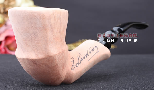丹麦Erik Nording石楠木手工签名烟斗 SIGNATURE SMOOTH 原木28-1