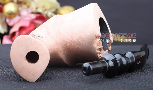 丹麦Erik Nording石楠木手工签名烟斗 SIGNATURE SMOOTH 原木28-7