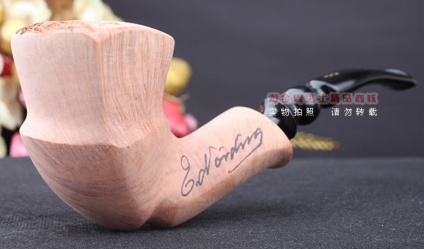 丹麦Erik Nording石楠木手工签名烟斗 SIGNATURE SMOOTH 原木29-1