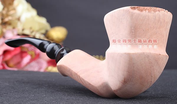 丹麦Erik Nording石楠木手工签名烟斗 SIGNATURE SMOOTH 原木29-2