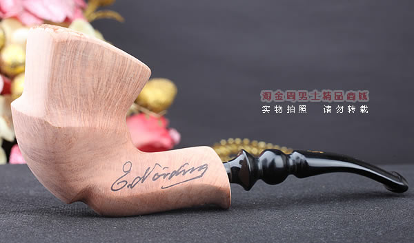 丹麦Erik Nording石楠木手工签名烟斗 SIGNATURE SMOOTH 原木29-4