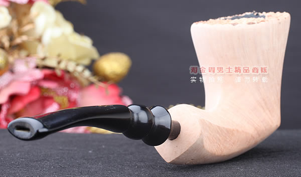 丹麦Erik Nording石楠木手工签名烟斗 SIGNATURE SMOOTH 原木30-3