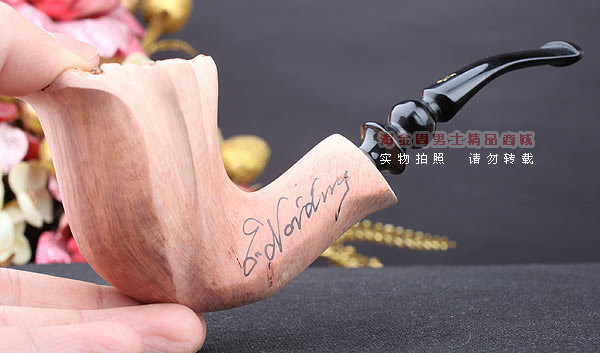 丹麦Erik Nording石楠木手工签名烟斗 SIGNATURE SMOOTH 原木31-10