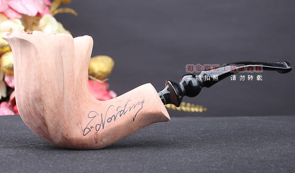 丹麦Erik Nording石楠木手工签名烟斗 SIGNATURE SMOOTH 原木31-4
