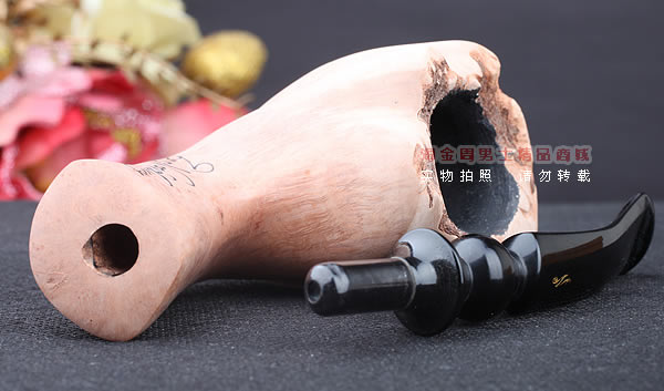 丹麦Erik Nording石楠木手工签名烟斗 SIGNATURE SMOOTH 原木31-7