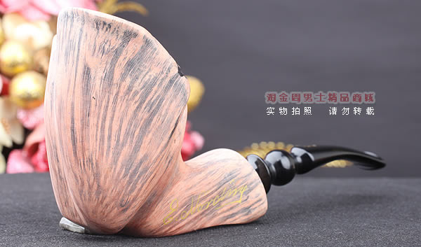 丹麦Erik Nording石楠木手工签名烟斗 SIGNATURE SMOOTH 原木32-1