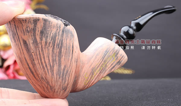 丹麦Erik Nording石楠木手工签名烟斗 SIGNATURE SMOOTH 原木32-11