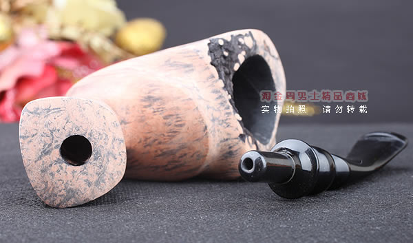 丹麦Erik Nording石楠木手工签名烟斗 SIGNATURE SMOOTH 原木32-8