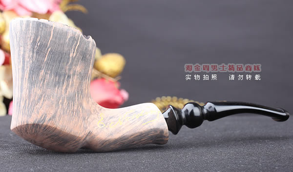 丹麦Erik Nording石楠木手工签名烟斗 SIGNATURE SMOOTH 原木35-4