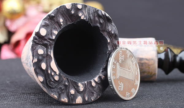 丹麦Erik Nording石楠木手工签名烟斗 SIGNATURE SMOOTH 原木35-7