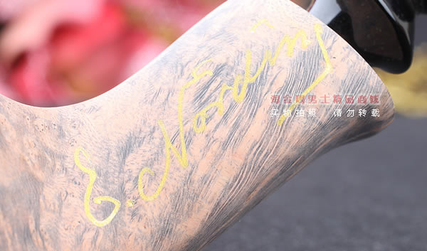 丹麦Erik Nording石楠木手工签名烟斗 SIGNATURE SMOOTH 原木35-9