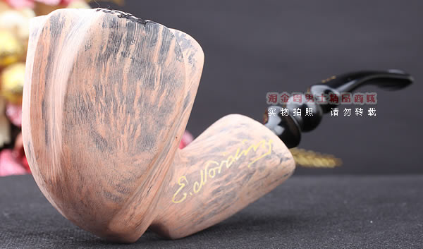丹麦Erik Nording石楠木手工签名烟斗 SIGNATURE SMOOTH 原木36-1