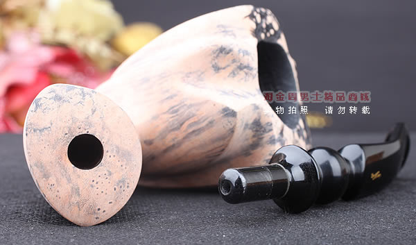 丹麦Erik Nording石楠木手工签名烟斗 SIGNATURE SMOOTH 原木36-8