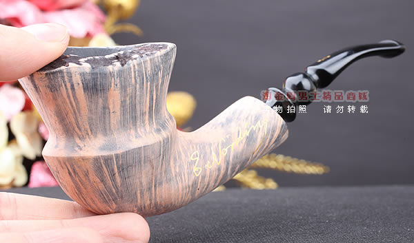丹麦Erik Nording石楠木手工签名烟斗 SIGNATURE SMOOTH 原木37-10