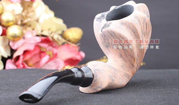 丹麦Erik Nording石楠木手工签名烟斗 SIGNATURE SMOOTH 原木38-3