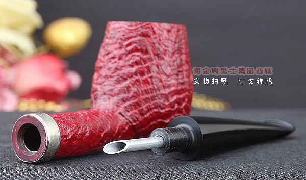 原装进口 英国Dunhill登喜路石楠木烟斗 6件套RUBYBARK 4134-7