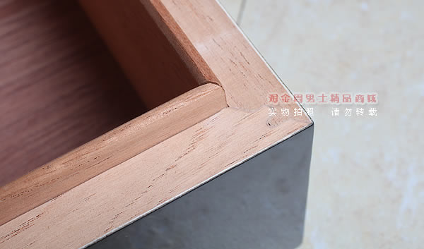 香柏木雪茄保湿木箱 大卫杜夫原单雪茄盒带电子湿度计SK1031-5