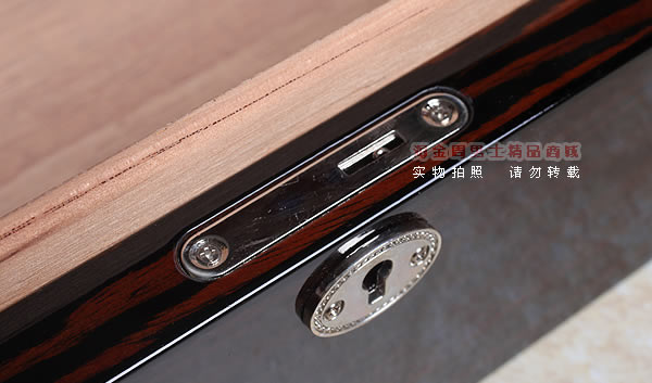 香柏木雪 茄保湿木箱 大卫杜夫原单雪茄盒带电子湿度计SK1037-6