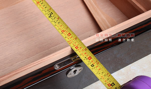 香柏木雪 茄保湿木箱 大卫杜夫原单雪茄盒带电子湿度计SK1037-8