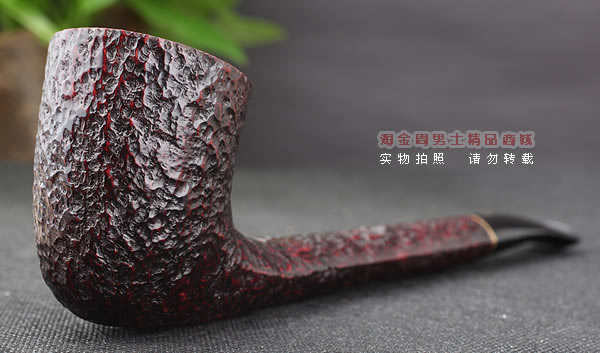 进口烟具 正品意大利沙芬石楠木烟斗 五件套装长约翰刻花413-1