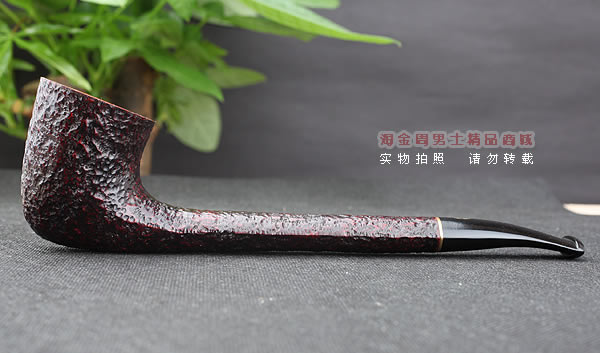 进口烟具 正品意大利沙芬石楠木烟斗 五件套装长约翰刻花413-3