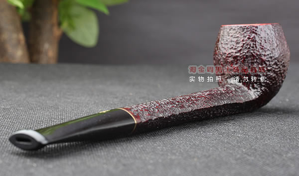 进口烟具◇正品意大利沙芬石楠木烟斗◇五件套装长约翰刻花504-2