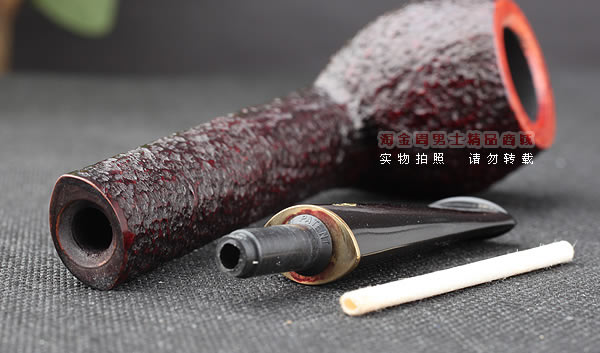 进口烟具◇正品意大利沙芬石楠木烟斗◇五件套装长约翰刻花504-6