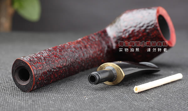 进口烟具◇正品意大利沙芬石楠木烟斗◇五件套装长约翰刻花514-6