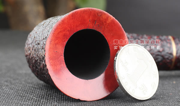 进口烟具◇正品意大利沙芬石楠木烟斗◇五件套装长约翰刻花915-5