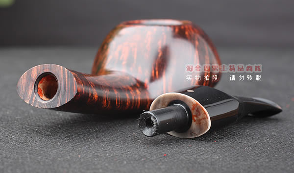 原装进口 丹麦大师KAI NIELSEN石楠木烟斗 6件套火焰纹斗4V Kai61-8