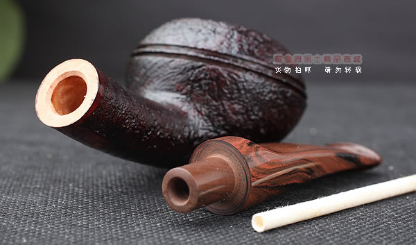 淘金周 原装进口 意大利IAFISCO石楠木手工烟斗 5件套装2-1-7