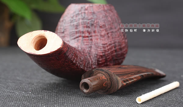 淘金周 原装进口 意大利IAFISCO石楠木手工烟斗 5件套装2-2-8