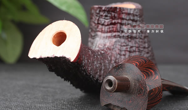 淘金周 原装进口 意大利IAFISCO石楠木手工烟斗 5件套装3-2-8