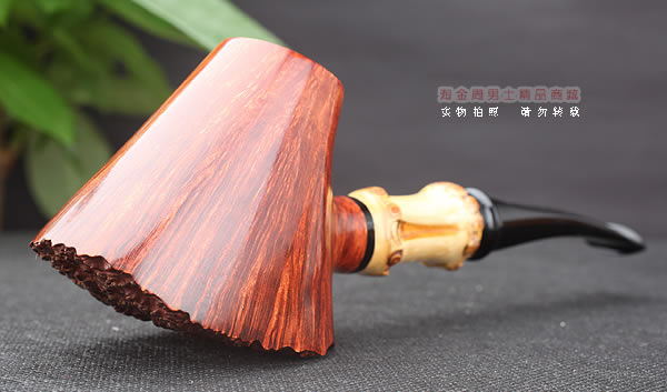 淘金周 原装进口 意大利IAFISCO石楠木手工烟斗 5件套装竹节4-1-1