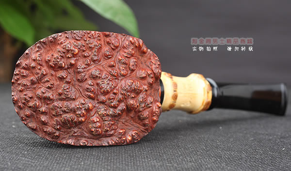 淘金周 原装进口 意大利IAFISCO石楠木手工烟斗 5件套装竹节4-1-6