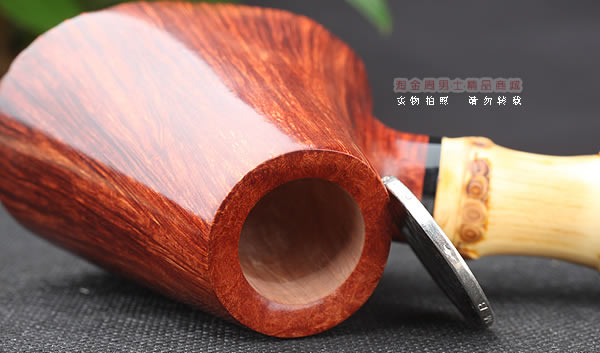 淘金周 原装进口 意大利IAFISCO石楠木手工烟斗 5件套装竹节4-1-7