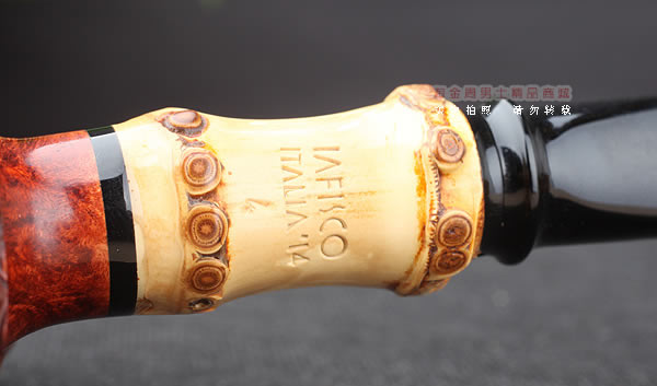 淘金周 原装进口 意大利IAFISCO石楠木手工烟斗 5件套装竹节4-1-9