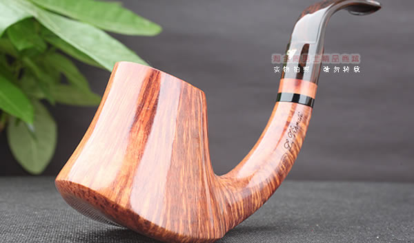 淘金周 意大利维布拉蒂Viprati VIP进口石楠木手工烟斗 大弯斗V13-1