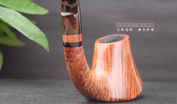 淘金周 意大利维布拉蒂Viprati VIP进口石楠木手工烟斗 大弯斗V13-3