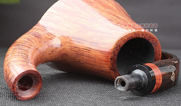 淘金周 意大利维布拉蒂Viprati VIP进口石楠木手工烟斗 大弯斗V13-8