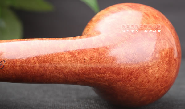 淘金周 意大利维布拉蒂Viprati VIP进口石楠木手工烟斗 大弯斗V14-10