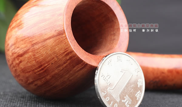 淘金周 意大利维布拉蒂Viprati VIP进口石楠木手工烟斗 大弯斗V14-6