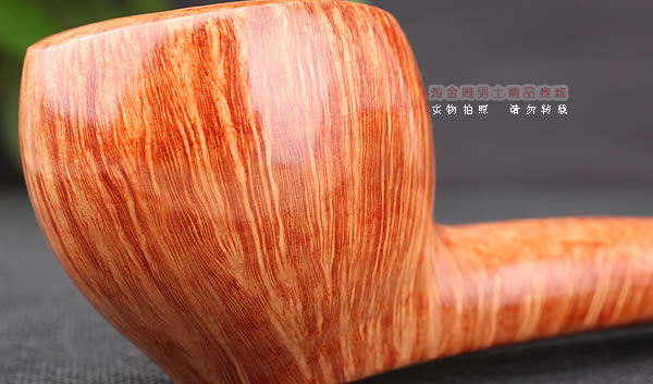 淘金周 意大利维布拉蒂Viprati VIP进口石楠木手工烟斗 大弯斗V15-11