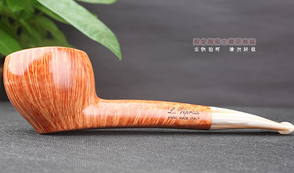 淘金周 意大利维布拉蒂Viprati VIP进口石楠木手工烟斗 大弯斗V15-3