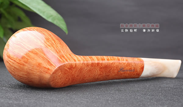 淘金周 意大利维布拉蒂Viprati VIP进口石楠木手工烟斗 大弯斗V15-5