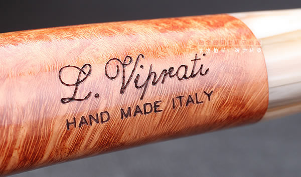 淘金周 意大利维布拉蒂Viprati VIP进口石楠木手工烟斗 大弯斗V15-8