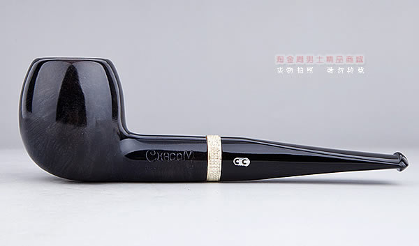 淘金周 进口法国CHACOM CC BLUE RIBAND 石楠木烟斗 5件套装168-8